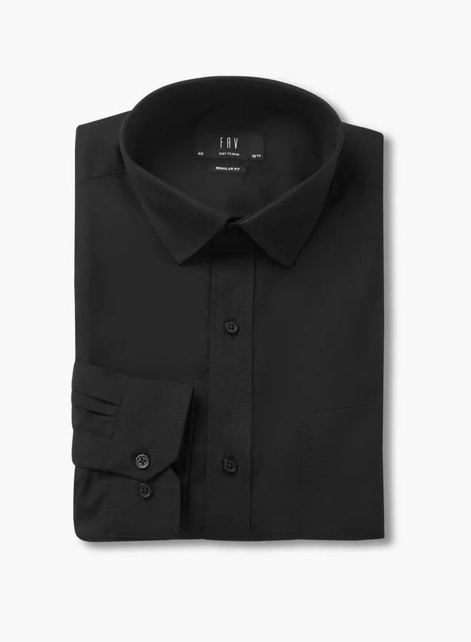 Splash FAV Men Regular Fit Collared Long Sleeves Shirt - Set of 2