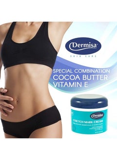 DERMISA Stretch Mark Cream | With Cocoa Butter, Vitamin E, Collagen & Elastin | 4 OZ | Pack of 2  - Image 3