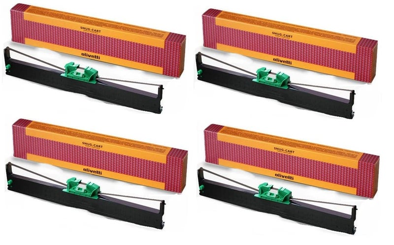VAVIA Olivetti PR2 DMP Ribbon Cartridge, Pr2e PR2 Black (Pack of 4) - Image 1