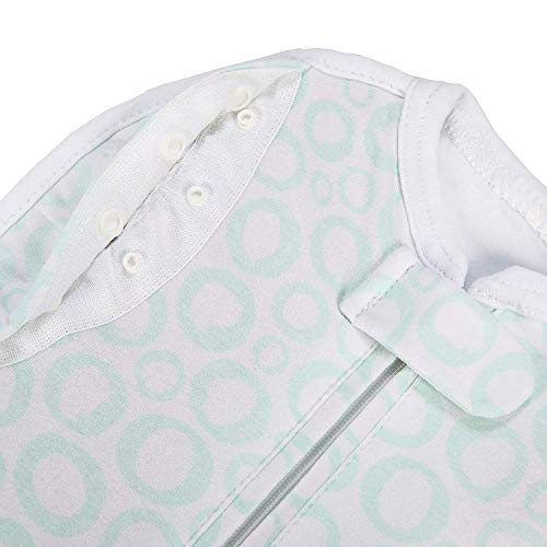 Woombie Convertible Unvented Nursery Swaddling Blankets, Mint O's, 5-13 Pounds - Image 4