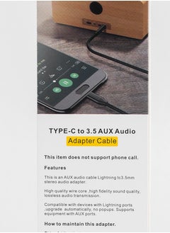 JBQ Auxiliary Audio Adapter Cable Compatible With USB Type C  - Image 3