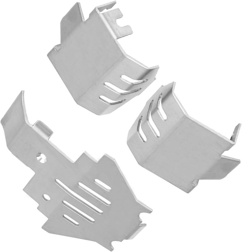 5pcs RC Vehicle Parts Skid Plate Armor Skid Plate, Skid Plate, Desert Racer Front, Center, Rear -4 - Image 1