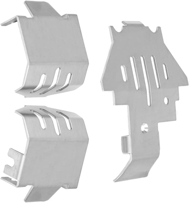 5pcs RC Vehicle Parts Skid Plate Armor Skid Plate, Skid Plate, Desert Racer Front, Center, Rear -4 - Image 2