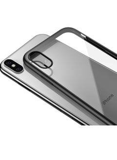 Transparent protective cover for mobile phone iPhone X / XS, anti-shocks and scratches made of polycarbonate and flexible silicone, anti-yellowing by TenTech – Black - pzsku/Z96B52A95E6248B072A7AZ/45/_/1710979980/45024367-f045-4ec0-ad6c-78df9d7f5997