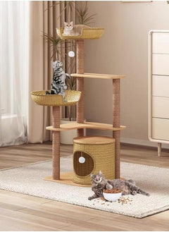 Cat Tree with Sisal Scratching Posts Cat Play House Large Multi Level and Rest Place Tower for Cats - pzsku/Z96B543B6E234428025A1Z/45/_/1727941030/43e3121f-d212-4d78-97d6-9c55258d4751