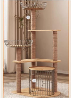 Cat Tree with Sisal Scratching Posts Cat Play House Large Multi Level and Rest Place Tower for Cats - pzsku/Z96B543B6E234428025A1Z/45/_/1727941112/fa4d8415-5556-43bc-b0f3-4e1e6386a02d