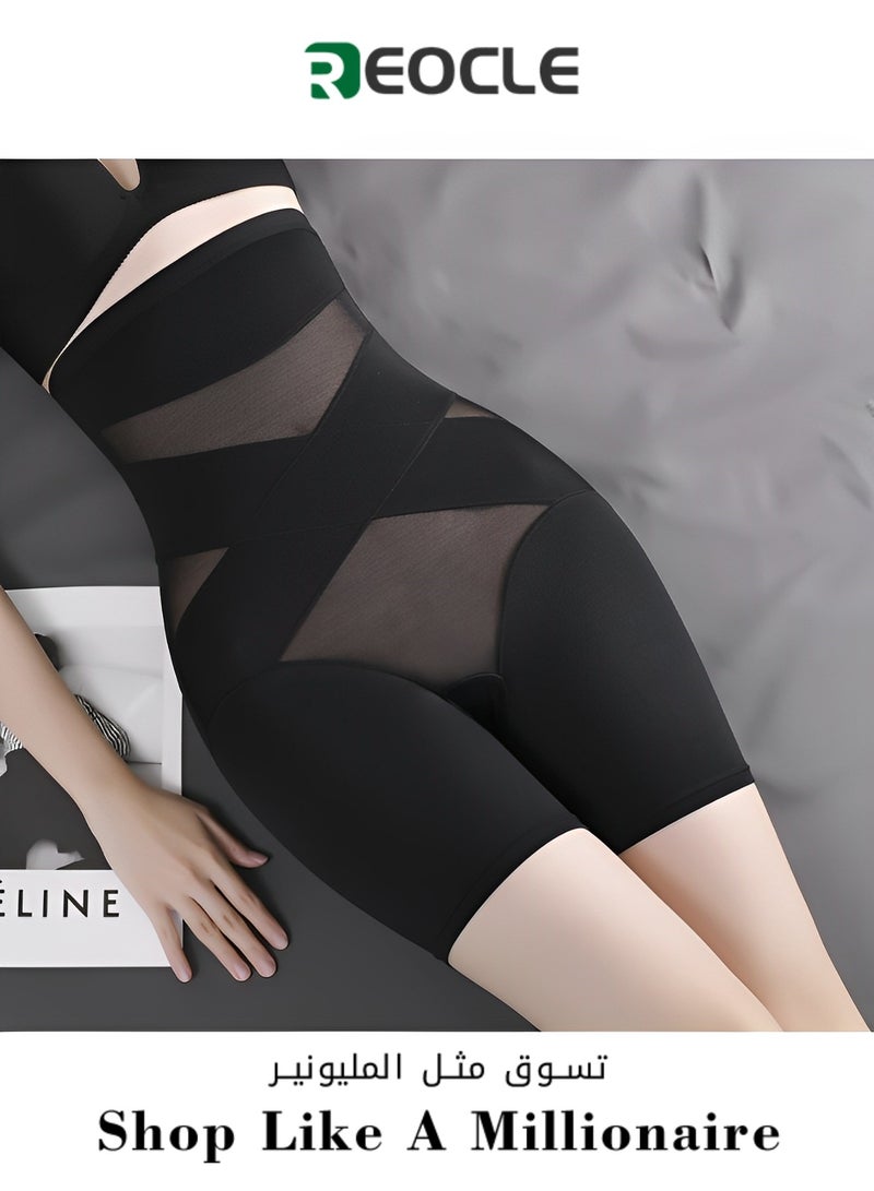 REOCLE Women's Tummy Control Body Shaper Shorts Shapewear High Waist Thigh Slimmer Panties Shapewear Thigh Slimmer Panties - Image 1