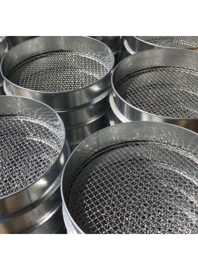 Xiaolongbao Steamer Sieve Screen Flour Sieve 304 Stainless Steel Sample Sieve Mesh Flour Sieve Sesame Sieve Experimental Sieve-Specifications:Rice/buckwheat Hull/12 Mesh⚑⚑-Color:Diameter 30cm⚑⚑ - Image 1