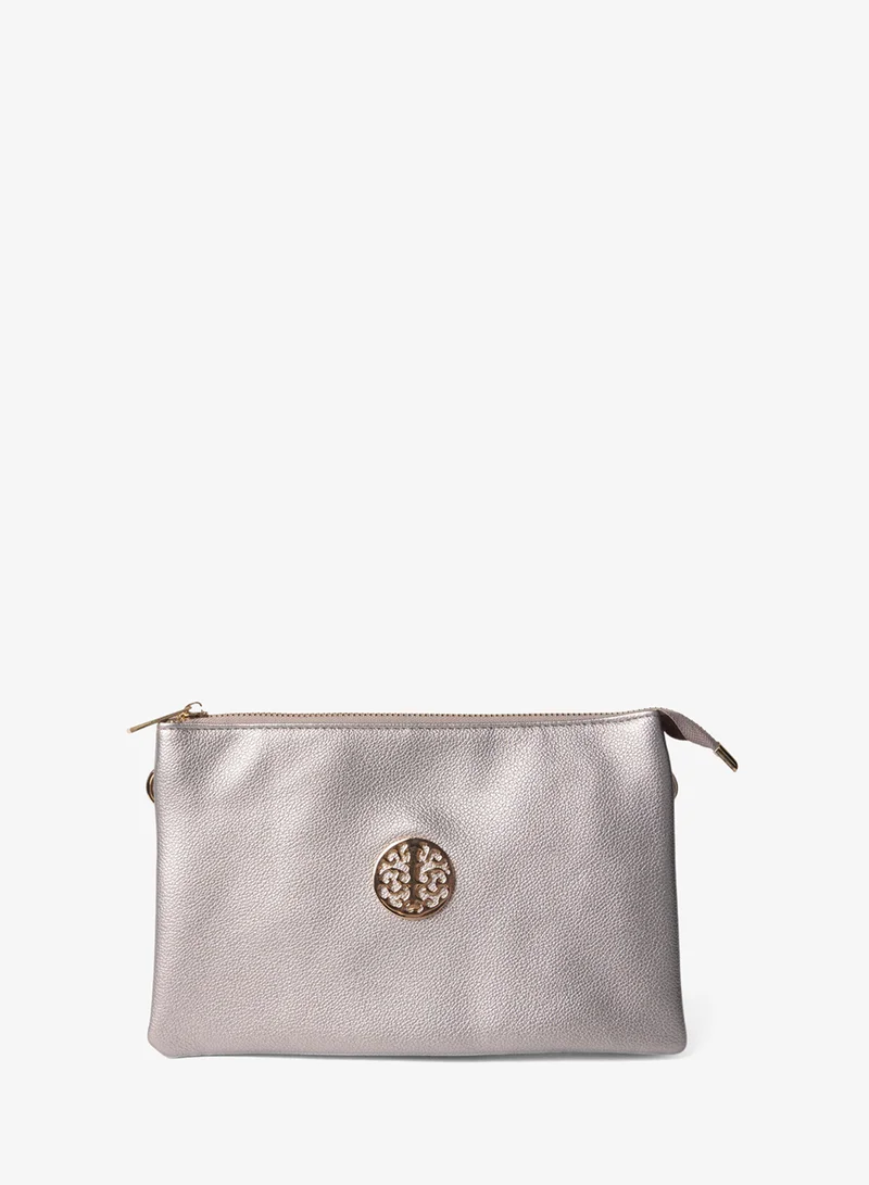 بلو فانيلا Clutch With Detachable Strap