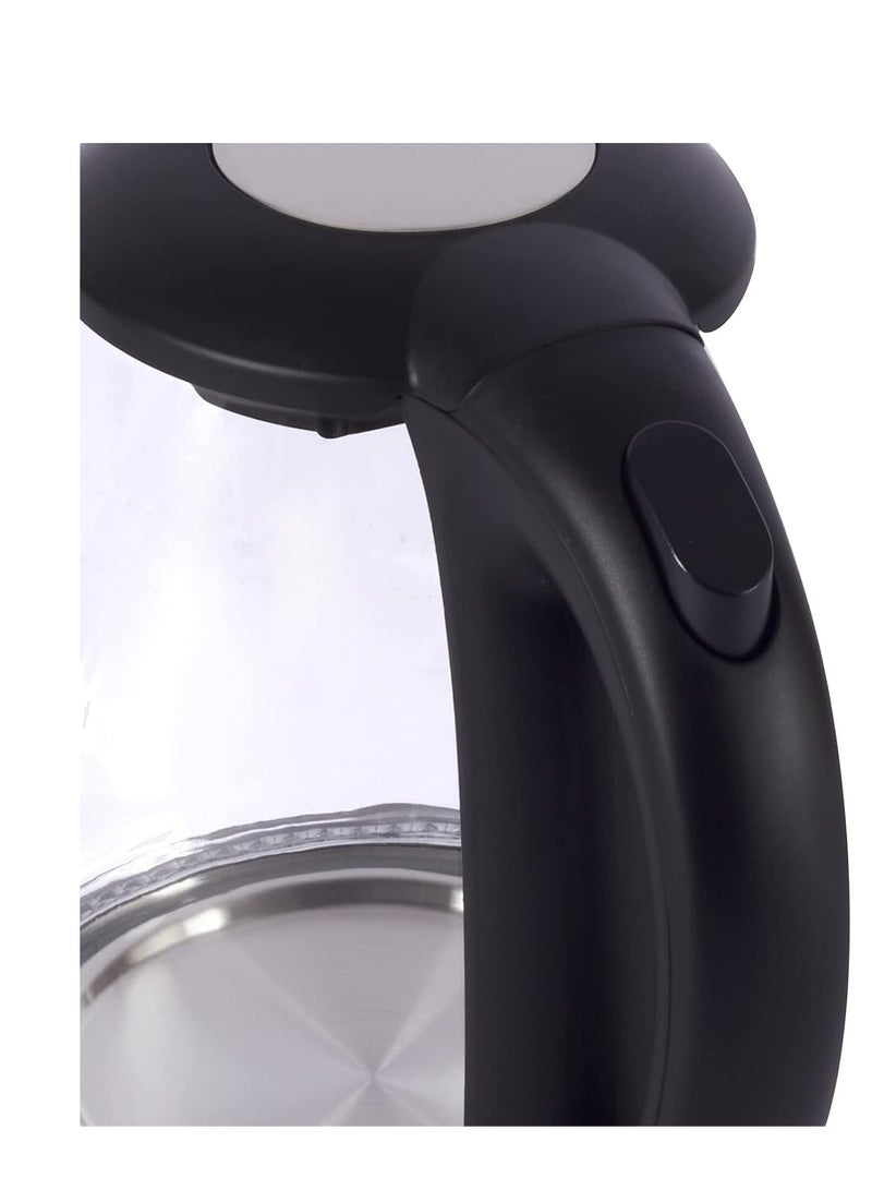 دوتس غلاية مياه كهربائية 2000 واط، 1.7 لتر، زجاجية - KDG-008 - Image 2