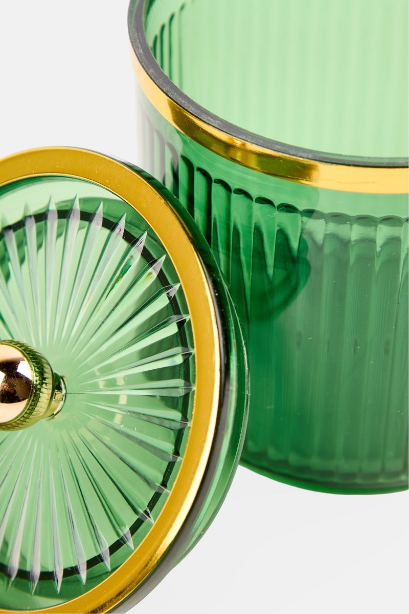 Oasis Home Fluted Cotton Organizer, Green - Image 3