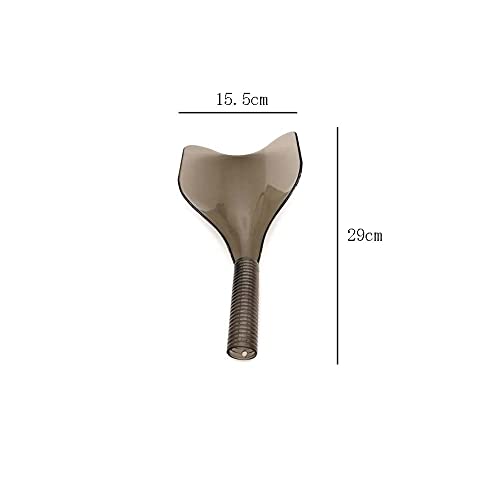 lasenersm 1 Piece Hair Spray Face and Eye Protector Cover for Barber, Salon Hairdressing and Haircuts, Gray - Image 2