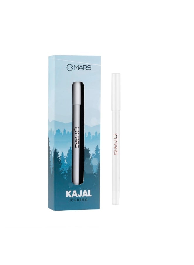 مارس قلم كحل MARS ناعم غير لامع، ثابت، ثابت، مقاوم للماء، 1.4 غرام (04-Iceberg)، أبيض - Image 3