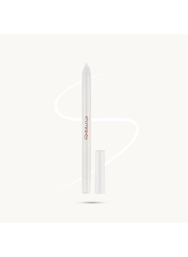 مارس قلم كحل MARS ناعم غير لامع، ثابت، ثابت، مقاوم للماء، 1.4 غرام (04-Iceberg)، أبيض - Image 2