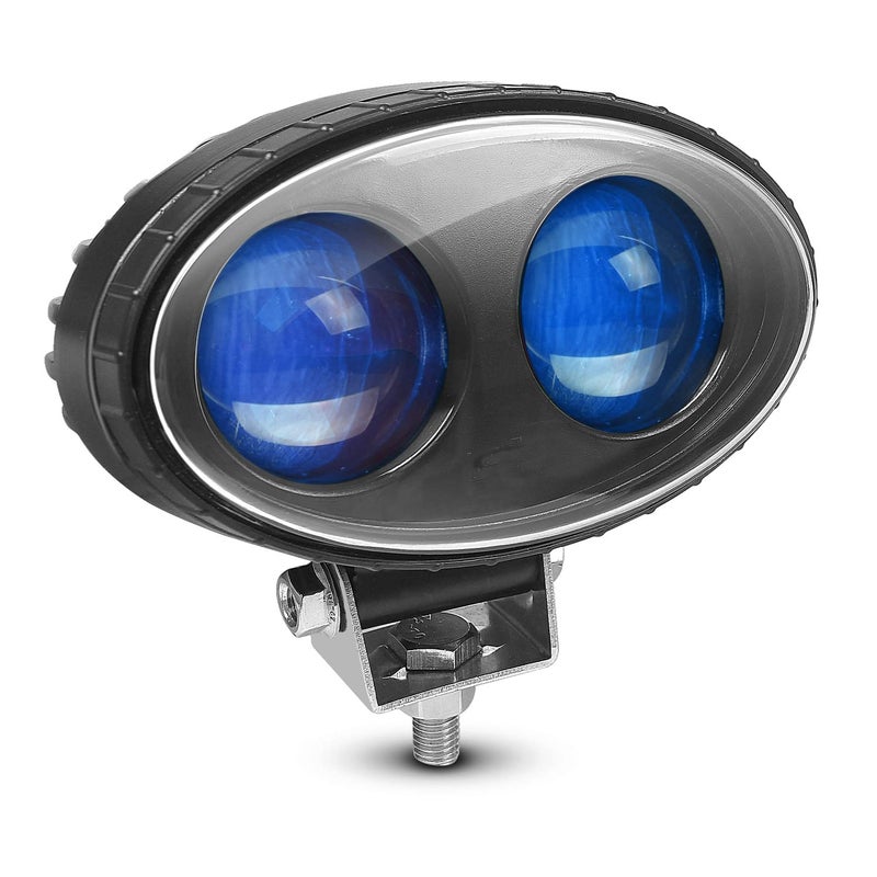 LY8 LED Forklift Safety Lights Blue Zone Warehouse Pedestrian Warning Spot Light 8W 5.5inch 10V-80V(Blue) - Image 1