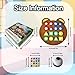 Xanadued Shape Matching Game Children Puzzles Geometric Shape Quick Board Toy Cute Bear Shaped Checkerboard Interactive Board Toys for Two Players with Bell - Image 4
