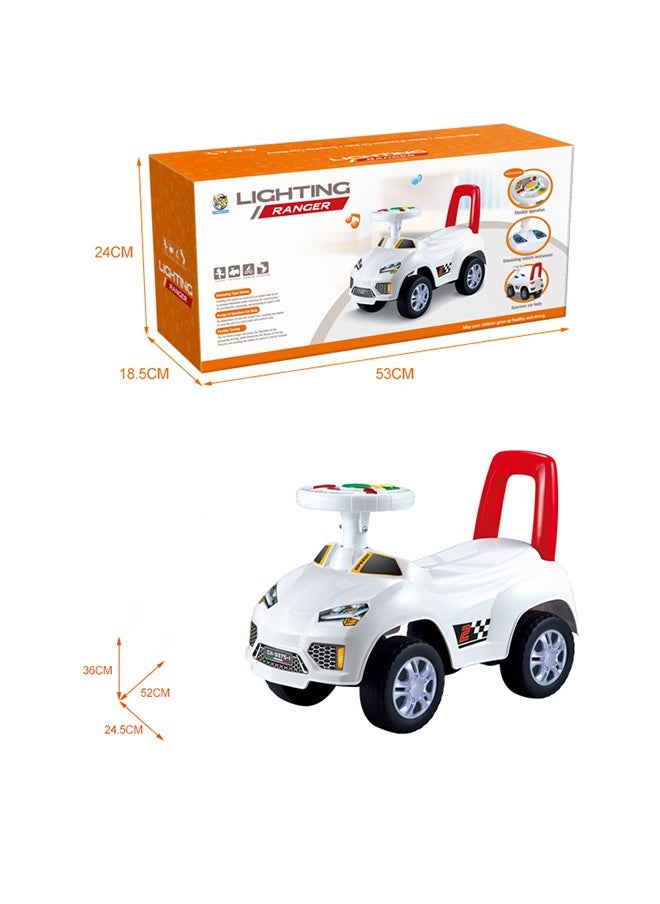 Sports Ride-On Car for Kids – Sleek Sports Car Design with Interactive Lights & Sounds, Safe & Durable, Push Ride-On Toy for Toddlers Aged 1-3 Years| White - pzsku/Z96B5E1190E5B52C94B7AZ/45/_/1729748682/b5663d9b-57dd-47fc-ba30-65d44b3e95fc