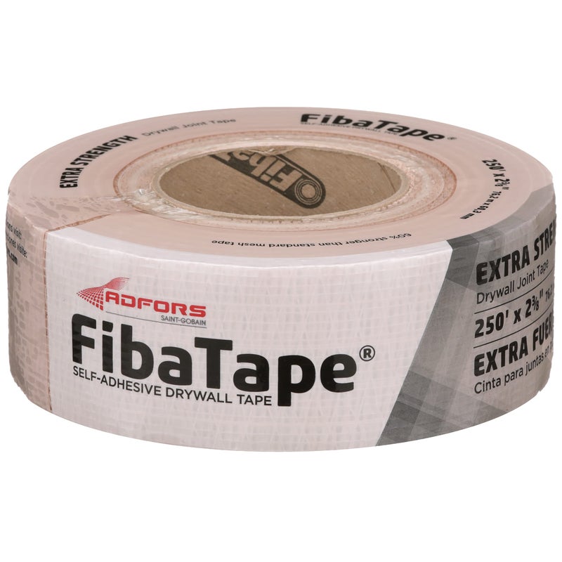 ADFORS FibaTape FDW8666-U 2-3/8x250 Extra Strength Drywall Joint Tape, Beige - Image 1