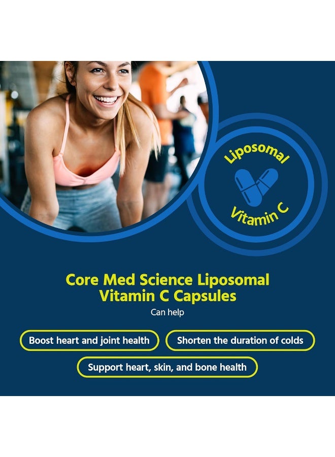 Core Med Science Core Med Science Liposomal Vitamin C - 1000mg - 180 Capsules - Quali®-C - Vitamin C Supplement - Made in USA - Image 2