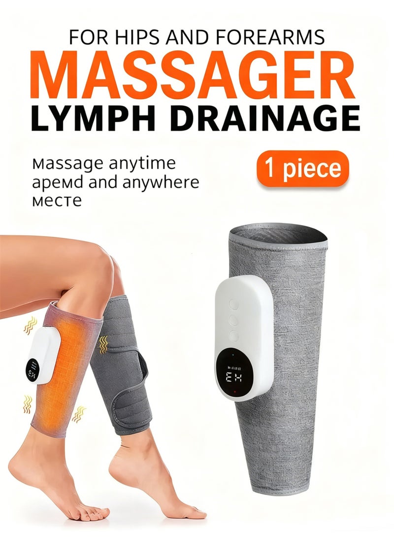 Portable Full Leg Massager with Heat & Vibration - Relieves Swelling, Fatigue, and Muscle Soreness for Desk Workers - Image 1