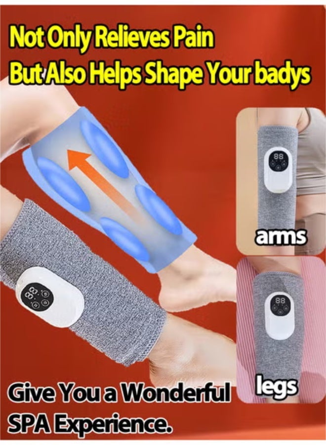 Portable Full Leg Massager with Heat & Vibration - Relieves Swelling, Fatigue, and Muscle Soreness for Desk Workers - Image 2