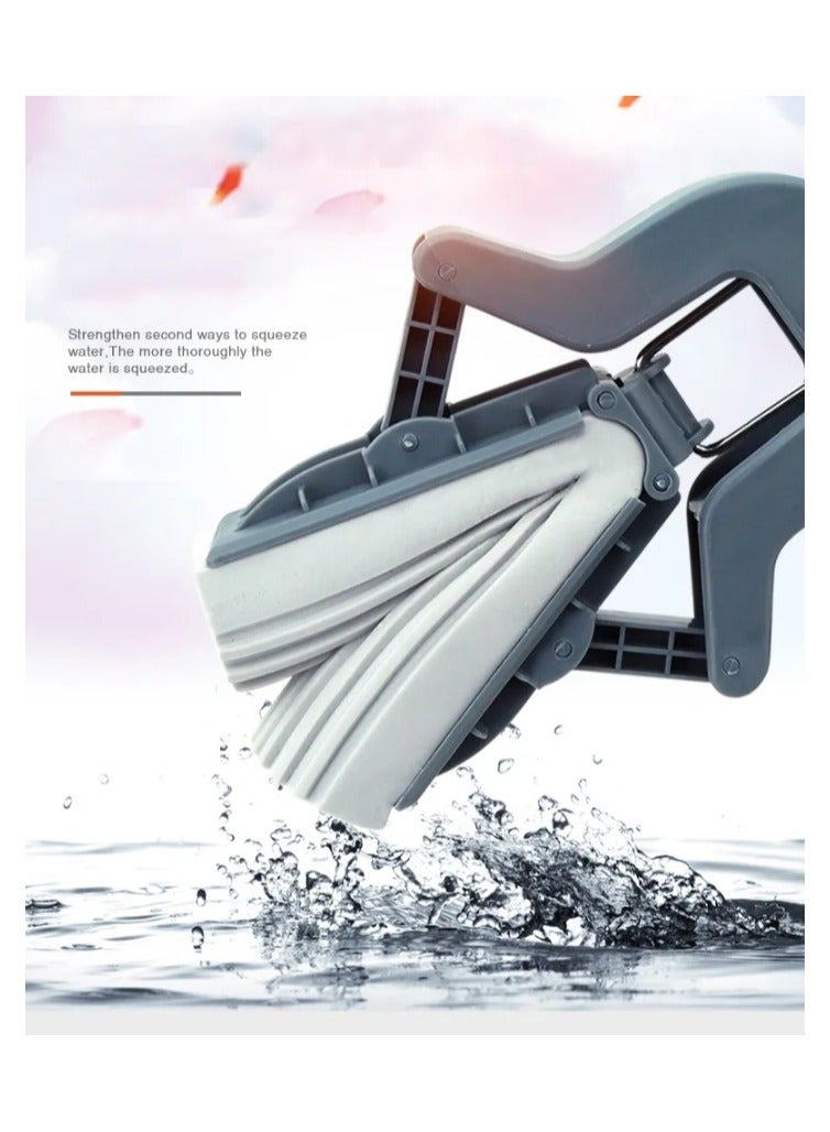 ARNOTEC Microfiber mop bathroom folding rubber cotton household mop cleaning tool mop  - Image 3
