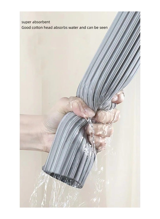 ARNOTEC Microfiber mop bathroom folding rubber cotton household mop cleaning tool mop  - Image 4