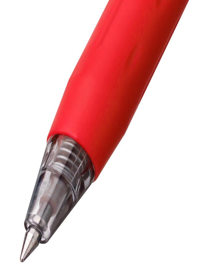 EYEYE G-103 Red Gel Pens 15 Pack, Retractable, 0.7mm Medium Point - Image 2