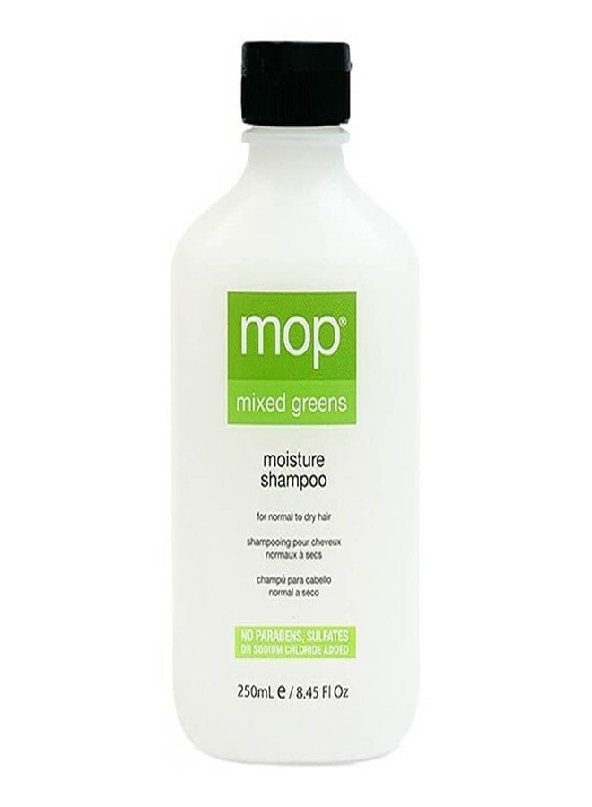 MOP - Mixed Greens Moisture Shampoo - Hydrates, Nourishes & Restores, Adds Softness - 8.45 fl oz - Image 1