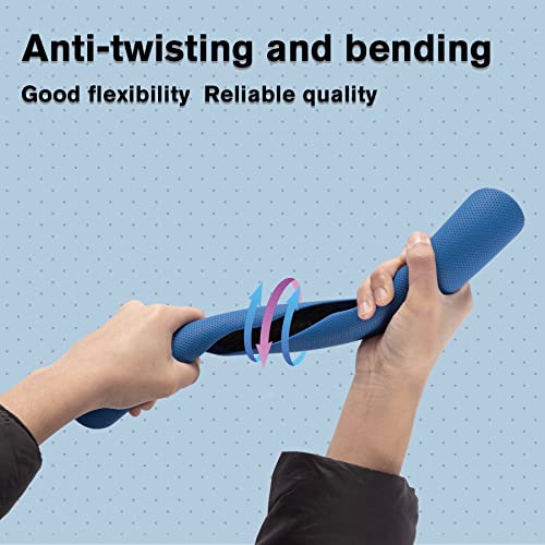 amiss غطاء عجلة القيادة من نسيج نابا من أميش، ملحقات داخلية للسيارة، 2 قطعة واقي عجلة قيادة مقسم، واقي عجلة قيادة عالمي 99% (أزرق) - Image 3