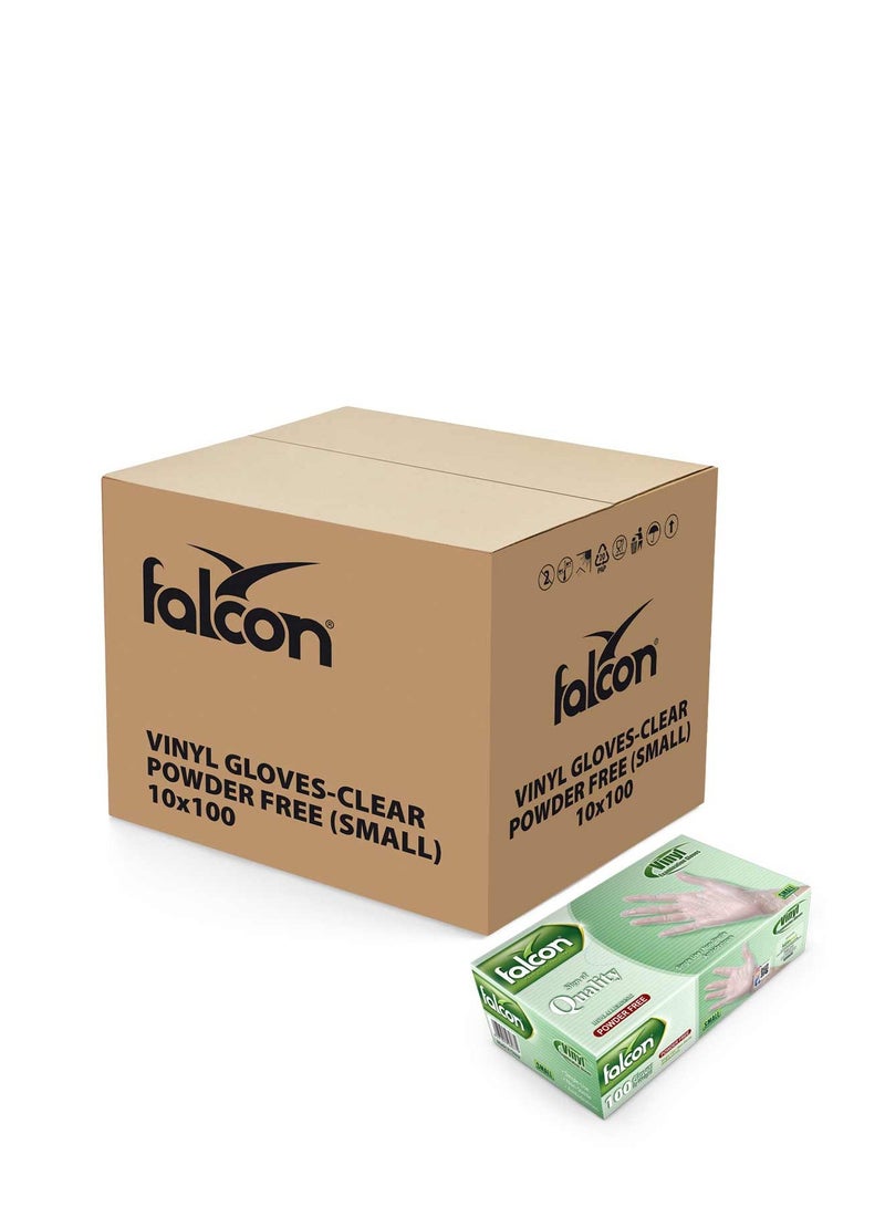 Falcon VINYL GLOVES VINYL GLOVES (S) POWDER FREE-1000 PC - Image 1