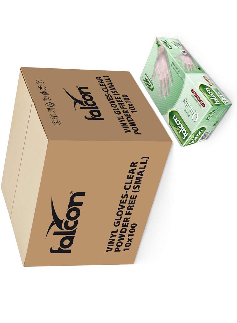 Falcon VINYL GLOVES VINYL GLOVES (S) POWDER FREE-1000 PC - Image 3