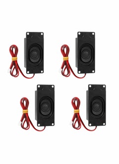 Generic Wired Speaker Mini Loundspeaker for Small Electronic Projects Advertising Machines LCD TV Monitors 4Pack Black  - Image 1