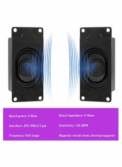 Generic Wired Speaker Mini Loundspeaker for Small Electronic Projects Advertising Machines LCD TV Monitors 4Pack Black  - Image 4