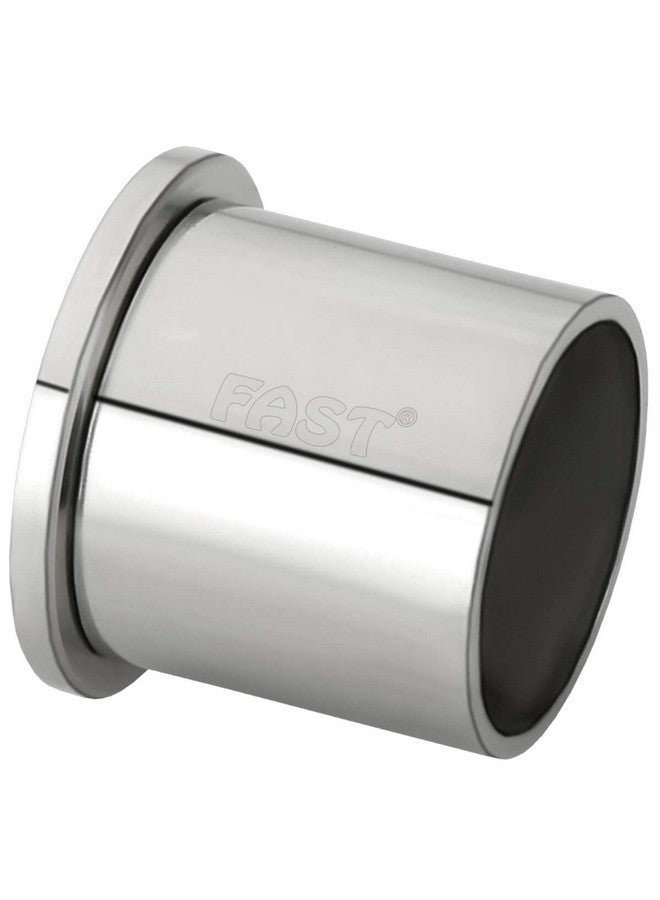 FAST Special Heavy Wall to Wall Bracket for Stainless Steel Curtain Rod and Wardrobe Rod (Steel, White, Silver, 1Inch) -4 Pcs - Image 3