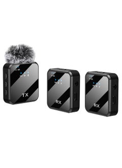 ULHYC Wireless Lavalier Microphone Vibrato Live Mobile Phone Video Recording 2.4G Noise Reduction Mini Microphone for Live Streaming Video Recording Vlog Interview Online Class  - Image 1