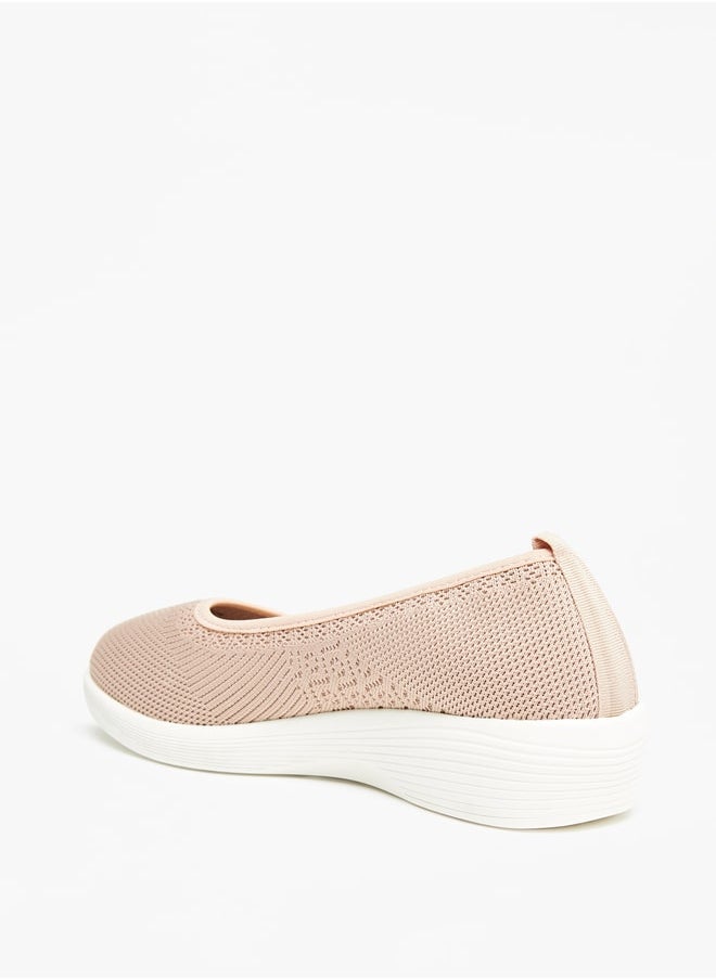 Le Confort Women Textured Slip-On Shoes with Wedge Heel  - Image 2