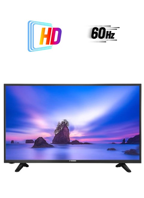 40-Inch HD ready Smart Android TV, 60 Hz Refresh rates with build in receiver TRO40SLED Black