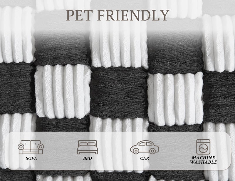 ODreamyDogs Couch Cushion Cover for dogs Sofa Cover Washable Pet Love Seat Couch Covers for Sofa Slipcovers Couch Protector Blanket for Dogs Sofa Cushion Covers for Pets Washable Pad Black 70x150cm/27.6x59in - Image 2
