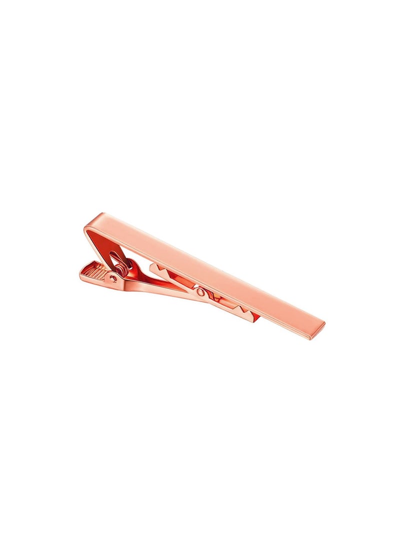 Generic New Stainless Steel Tie Clip for Men Polished Mirror FinishStainless steel vacuum rose gold Stainless steel vacuum rose gold 