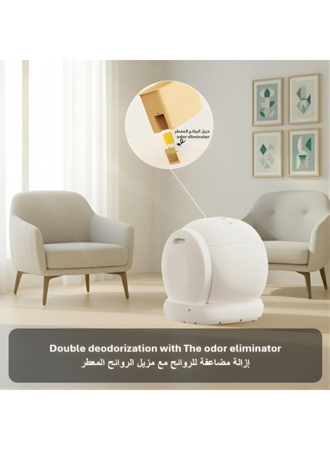فلاين قو ليتر بوكس الكتروني ذكي للقطط 50.6 × 59 × 53.7 سم فيلين غو - Image 4