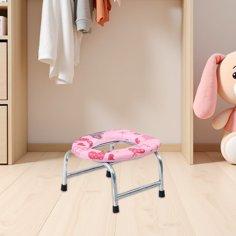 🧸 مرحاض تدريب رض محمول لت زيز الا تماد لى النفس حجم 30x25 سم تصميم دائري بسيط برسومات كرتونية - Image 5