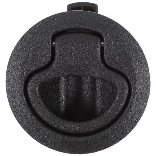 WINOMO Black Locking Flush Pull Slam Latch Hatch Lift for Marine Boat Camper Rv Trailer - Image 1