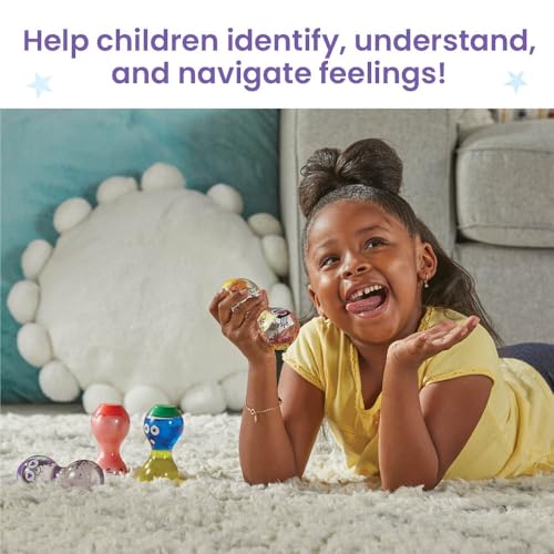 hand2mind Express Your Feelings Sensory Bottles- Secondary Emotions 2, Toddler Sensory Toys, Quiet Fidget Toys, Play Therapy Toys, Calm Down Corner Supplies, Calming Corner, Social Emotional Learning - Image 3