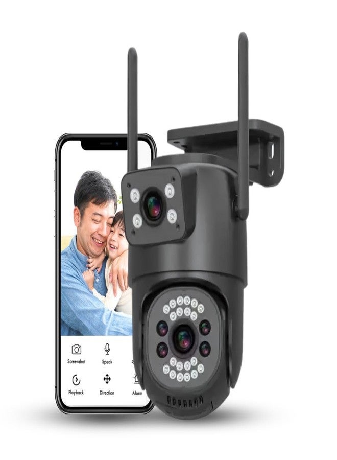 MAYUMI Waterproof Colorful Night Vision Motion Alert, 360 View Two-Way Audio Security Surveillance | 4G SIM Based Pan Tilt CCTV Camera 6MP 4g PTZ CCTV - Image 1