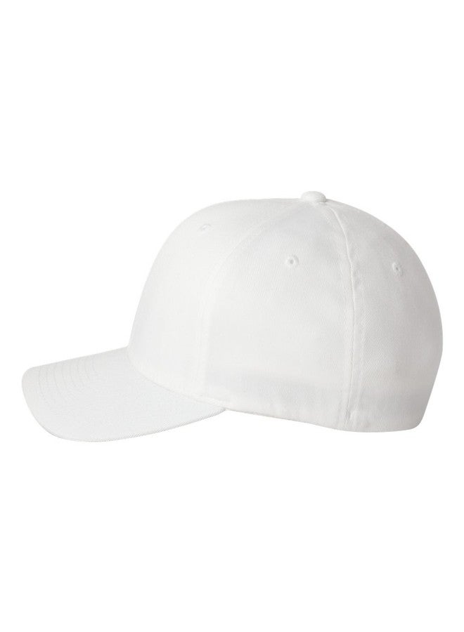 Flexfit Men's Athletic Baseball Fitted Cap (Adult S/M (6 3/4" - 7 1/4"), White) - Image 2