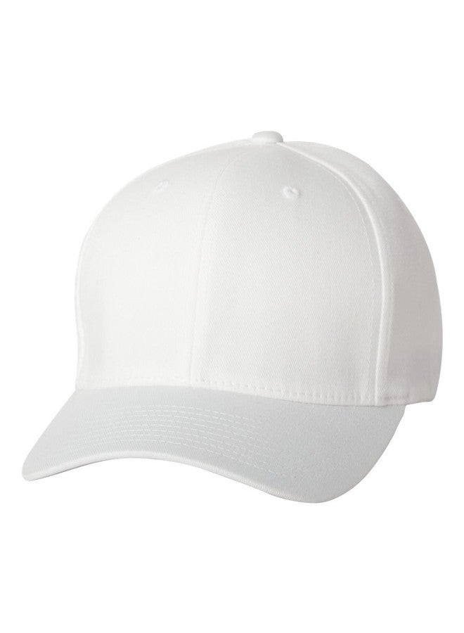 Flexfit Men's Athletic Baseball Fitted Cap (Adult S/M (6 3/4" - 7 1/4"), White) - Image 1
