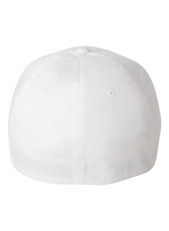Flexfit Men's Athletic Baseball Fitted Cap (Adult S/M (6 3/4" - 7 1/4"), White) - Image 3