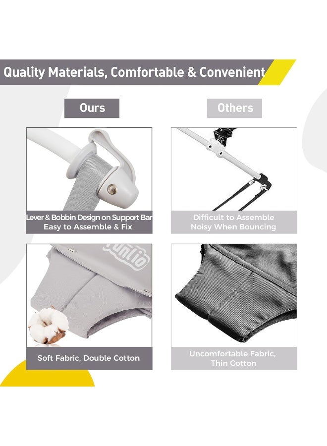 FUNLIO Baby Door Jumper - Gray - Image 5