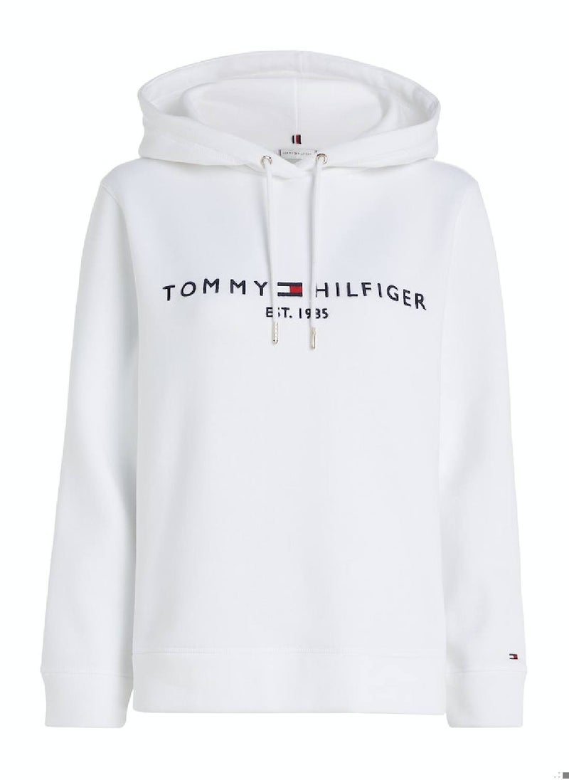 Women's Essential Logo Hoody Sweatshirt, White - pzsku/Z96B6B09F631314BF1414Z/45/_/1723744167/356f58a4-242f-4bad-b5c2-3188c1fba7d8